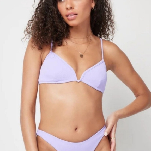 L*space Helena Wisteria Pastel Anna Bottom Bikini Swimsuit NEW - Picture 1 of 7